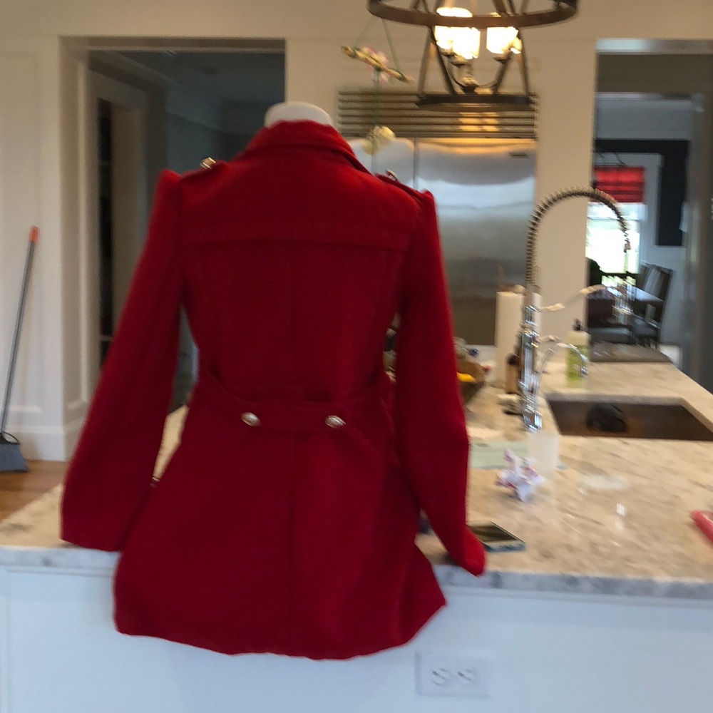Red peacoat - Picture 2 of 4